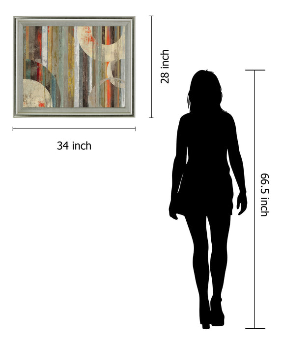 Retro Zenith - 28" x 34" Framed Wall Art