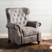 Modern Manual Push Back Recliner Chair