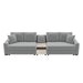 Modular Sofa Couch With Storage Armrest And Center Console