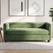 3 Seater Sofa Upholstery With Square Arms, Living Room Couch