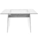 Glacier - Contemporary Desk - Clear / Chrome