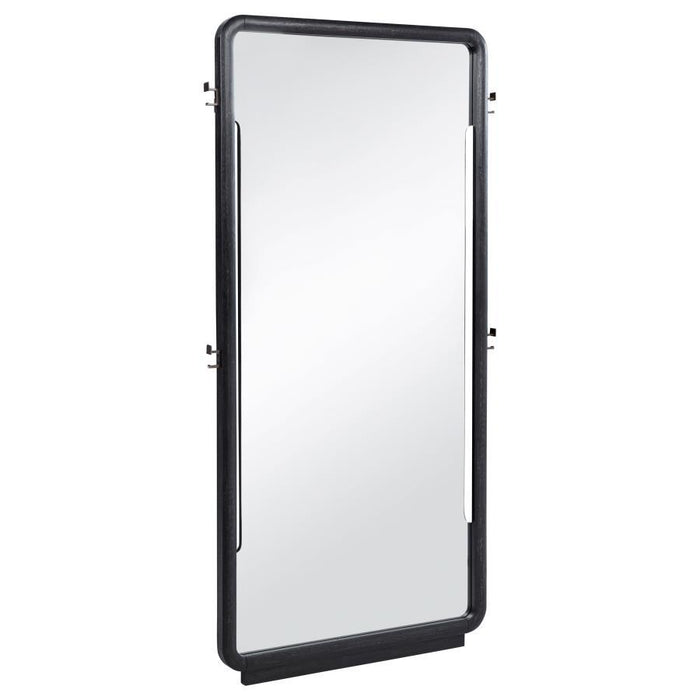 Leandro - 76" Full Length Floor Mirror - Burnished Black