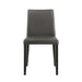 Elyza - Full Back Top Grain Leather Upholstered Wood Dining Chairs (Set of 2)