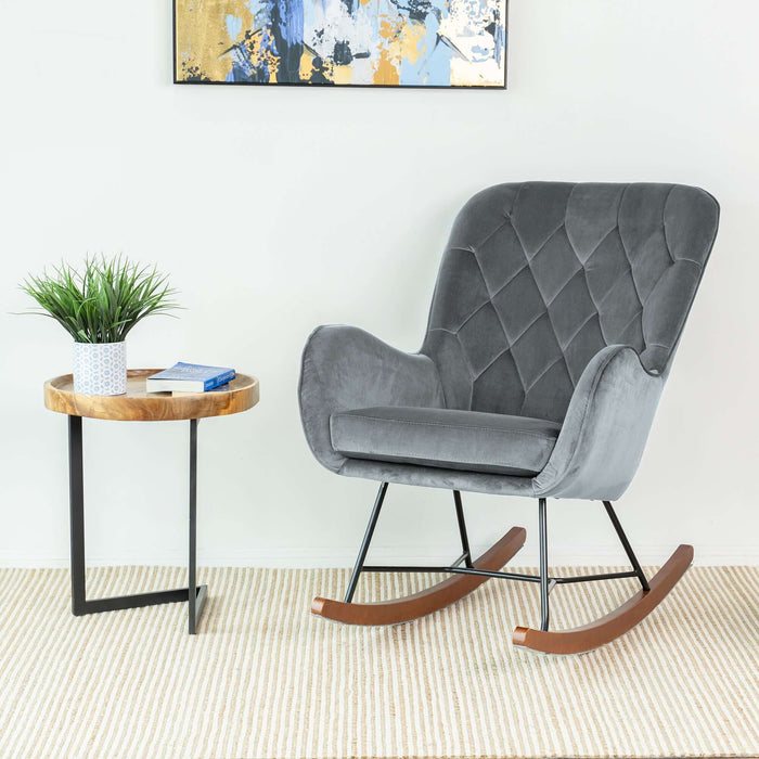 Hannah - Rocking Chair - Gray