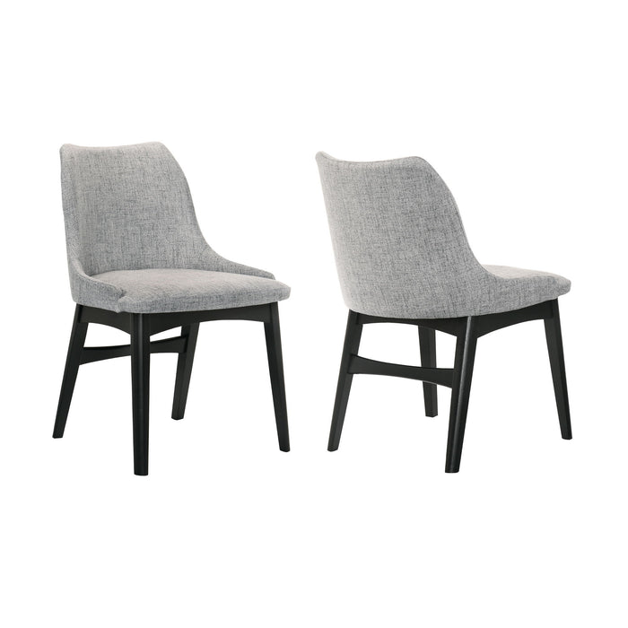 Azalea - Dining Side Chairs (Set of 2) - Gray / Black