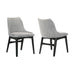 Azalea - Dining Side Chairs (Set of 2) - Gray / Black