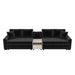 Modular Sofa Couch With Storage Armrest And Center Console