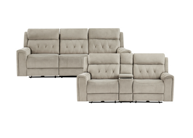 Celeste Collection Power Recliner, Loveseat & Sofa – USB & Wireless Charging, Cup Holders, Adjustable Headrests