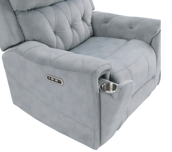 Celeste Collection Power Recliner, Loveseat & Sofa – USB & Wireless Charging, Cup Holders, Adjustable Headrests