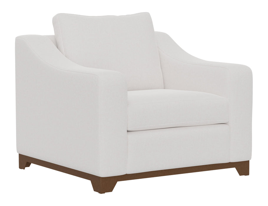 Natural Parota - Armchair - Mink Withe