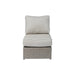 Outdoor 7 Person Conversation Set With Cushions, All Weather - Gray Mix