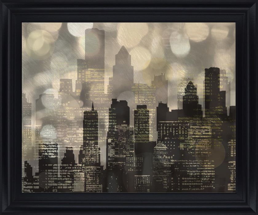 Luminous Skyline - 28" x 34" Framed Wall Art