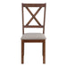 Dining Chair Side, Upholstered For Dining Room, Transitional (Set of 2)