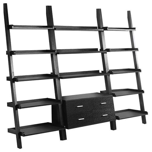 Colella - 3 Piece Storage Ladder Bookcase Set - Cappuccino Sacramento Furniture Store Furniture store in Sacramento