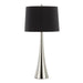 Diana - Contemporary Table Lamp (Set of 2) - Polished Nickel / Black Satin