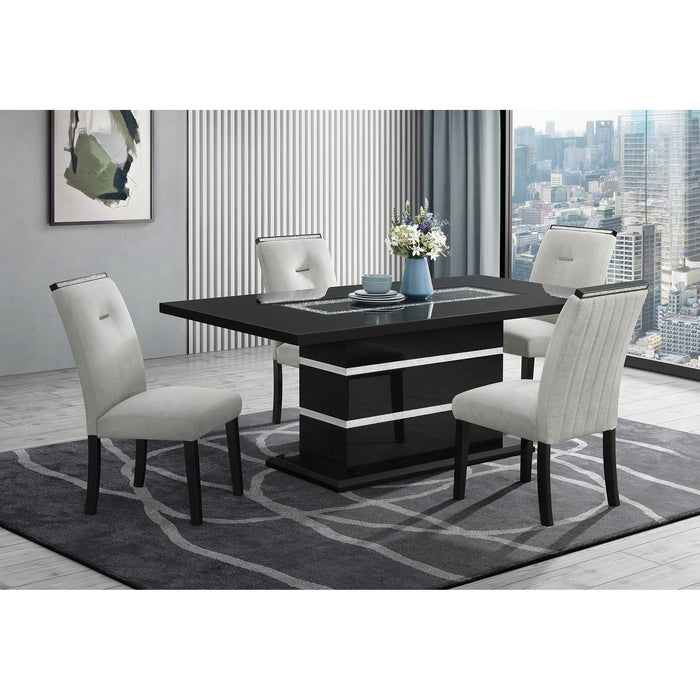 Ariya - Dining Chair (Set of 2) - Black / Gray