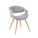 Butterfly - Upholstered Dining Chair - Brown Oak