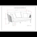 Carmel - Outdoor Sofa - Sand Drift