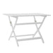 Blissique - Outdoor Foldable Wood Dining Table With Slat Design