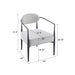 Modern Upholstered Accent Armchair With Pocket Spring Seat