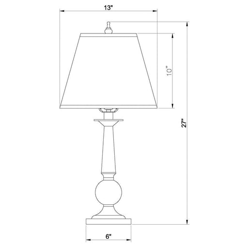 Ochanko - Cone Shade Table Lamps (Set of 2) - Bronze And Beige Sacramento Furniture Store Furniture store in Sacramento
