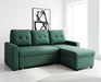 Convertible L Shaped Sectional Sleeper Sofa Bed, Saving Pull Out Couch