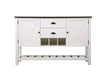 2 Drawer Server - Brown / White