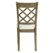 Karsen - Side Chair (Set of 2) - Beige Linen & Rustic Oak