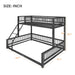 Bunk Bed With Ladder And Safety Guardrails