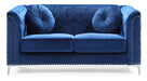 Stylish Sloped Arm Loveseat