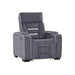 Austin - Recliner With Storage Arms - Gray