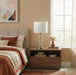 Luna - Table Lamp With On / Off Switch Clear Body Base - Clear / Silver / White