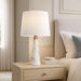 Enclave - Hydro Table Lamp With On / Off Switch Base Shade - Gold / White / White Marble