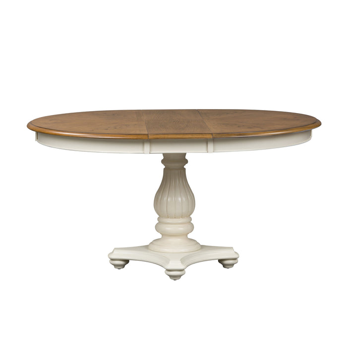Cumberland Creek - Pedestal Table - White