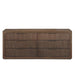 Leanna - Dresser With Wood Top - Brown Oak
