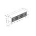 TV Stand, Storage Cabinet Console With Adjustable Shelf And Cable Management - Walnut