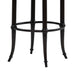 Luther - Commercial Grade Steel Frame Fabric Upholstered Swivel Bar Height Barstool
