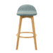 Vera - Upholstered Wood Counter Height Barstool