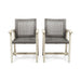 Outdoor Dining Chair Acacia Wood Frame (Set of 2)