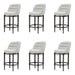 Eunice - Faux Leather Upholstered Swivel Counter Height Barstool