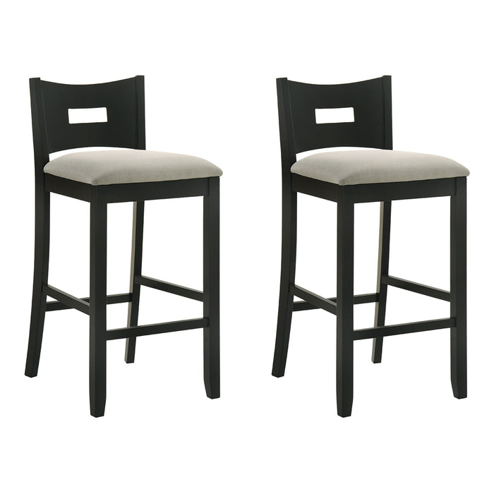 Ren - 26" Counter Height Rubberwood Barstool (Set of 2)