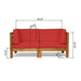 Oana - 2 Piece Loveseat Set With Water Resistant Cushions
