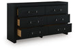 Maeling - Six Drawer Dresser