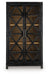 Christop - Accent Cabinet - Black / Brown