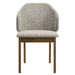 Oleia - Side Chair (Set of 2) - Chenille & Walnut