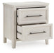 Darbonton - Two Drawer Night Stand - Dove White
