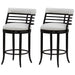 Telia - Upholstered Swivel Counter Height Barstool