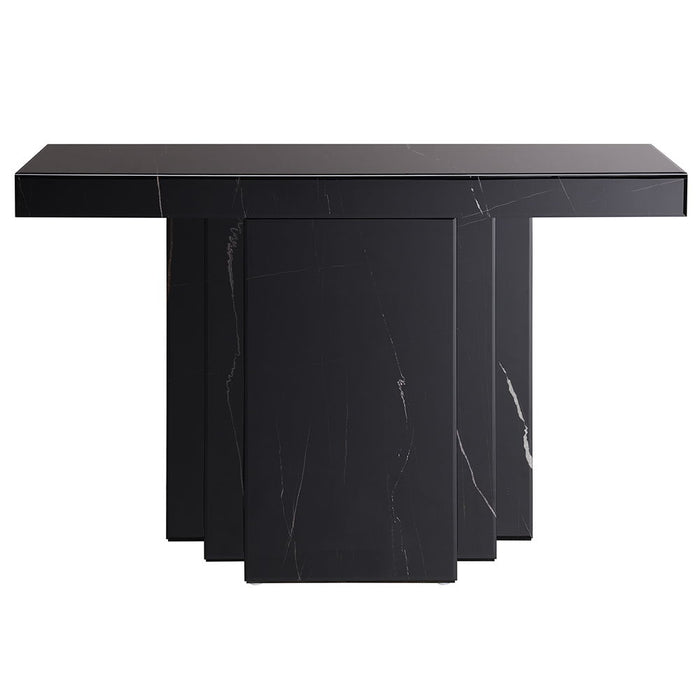 Drisana - Console Table - Black Mirrored