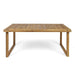 Outdoor Dining Set - Sandblast Natural Finish