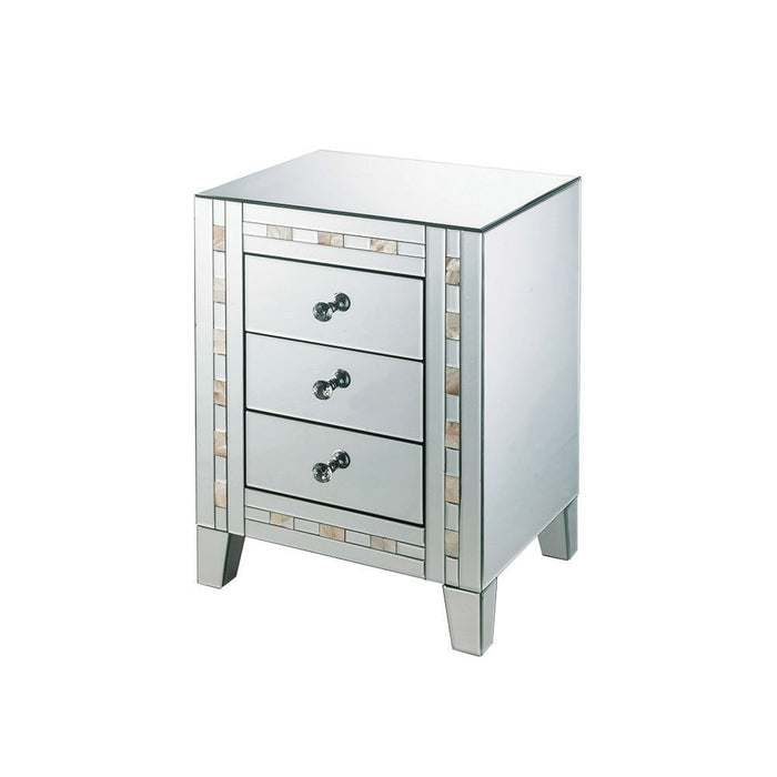 Nasa - Accent Table - Mirrored & Mother Pearl